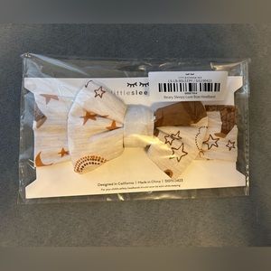 Little Sleepies "Beary Sleepy" luxe bow headband